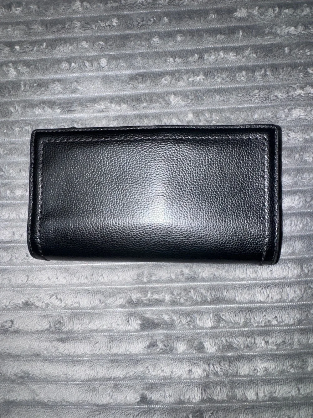 kate spade Black Pebbled Leather Long Wallet